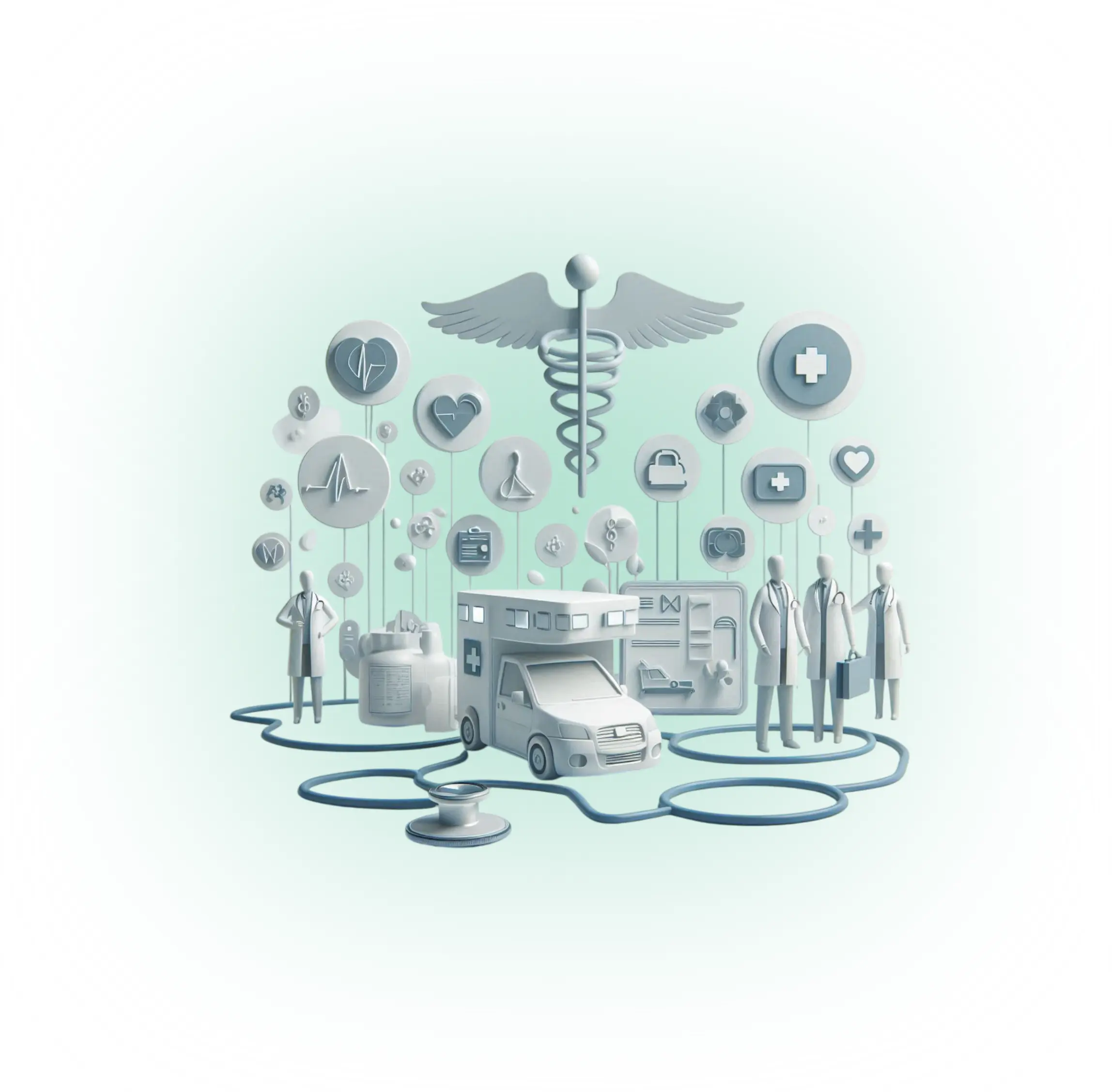 Healthcare Team Illustration for DME Management